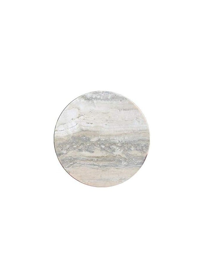 Mini Round Genuine Italian Travertine  - Image 2