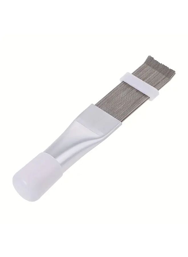 Stainless Steel Air Conditioner Fin Comb Durable Silvery Cleaning Tool - Image 2