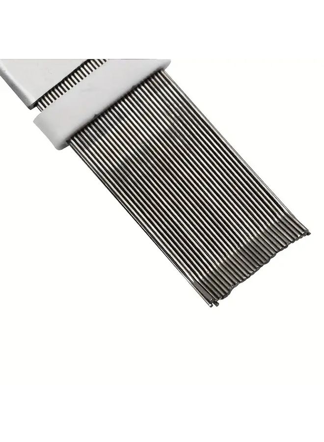 Stainless Steel Air Conditioner Fin Comb Durable Silvery Cleaning Tool - Image 5