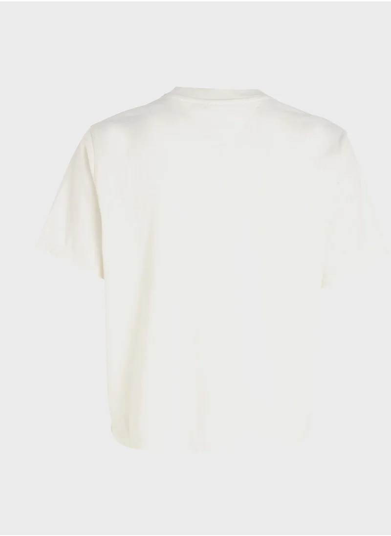 TOMMY JEANS Crew Neck Printed T-Shirt