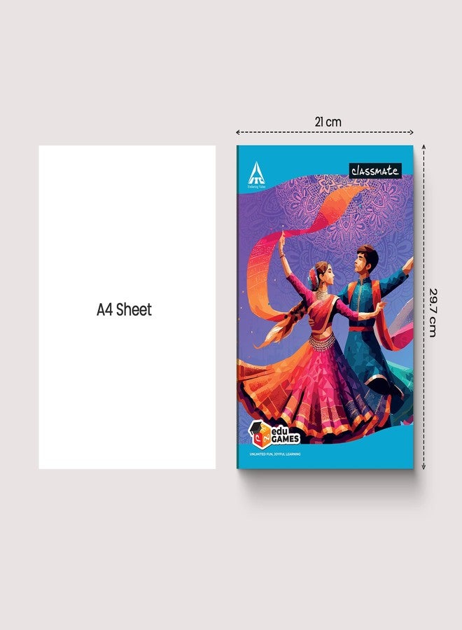 Classmate Long Notebook - A4, Soft Cover, 304 Pages, Single Line (Pack of 6) - Image 5