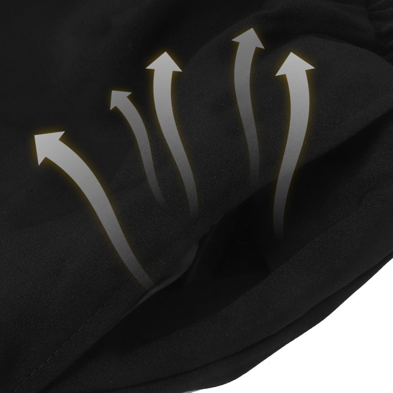 👕 سروال عمل للطهاة مقاوم ومريح حجم وسط أسود - Image 2