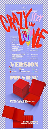 itzy ITZY Crazy in Love YEJI ver 1st Album AlbumPre Order Folded Limited PosterCultureKorean GiftDecorative Stickers Photocards - Image 5