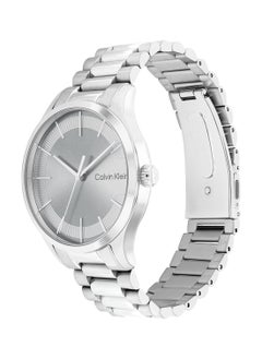 Analog Round Waterproof  Wrist Watch With Stainless Steel 25200036