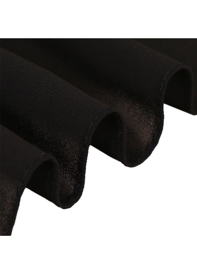 Solid Color Bubble Chiffon Scarf for Women Fashion Soft Hijab Long Scarfs Wrap Scarves  - Image 3
