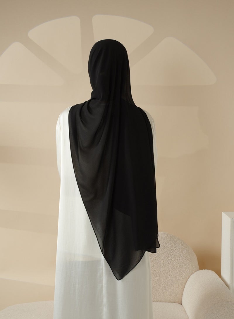 Solid Color Bubble Chiffon Scarf for Women Fashion Soft Hijab Long Scarfs Wrap Scarves  - Image 5