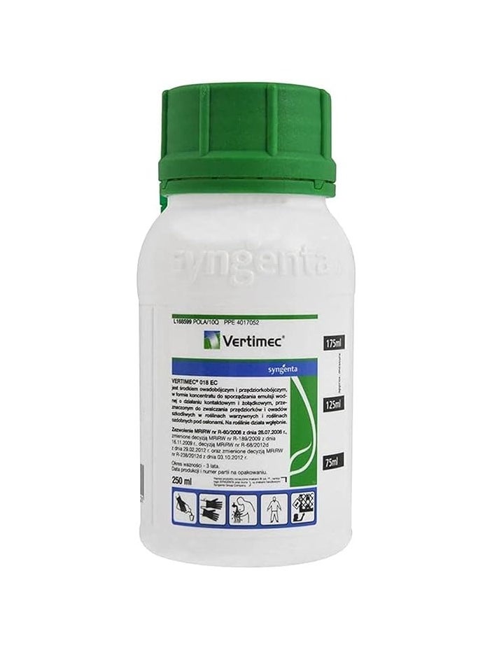 syngenta - Vertimec Abamectin 1.8 EC 250 ml is a Highly Effective AAcaricide and Insecticide Designed for the Control of a Wide Range of Pests on Various Crops. - Image 1