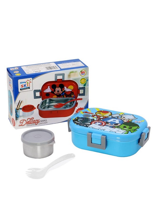 SKi Homeware SKI Delicacy Insulated Steel Lunch Box for Kids (Avenger) - Image 5