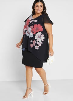 Floral V-Neck Dress - pzsku/Z8B680C994992C1A0E3CBZ/45/_/1702415018/e04bef1c-c070-44d0-a2cf-4142ab5a4d38