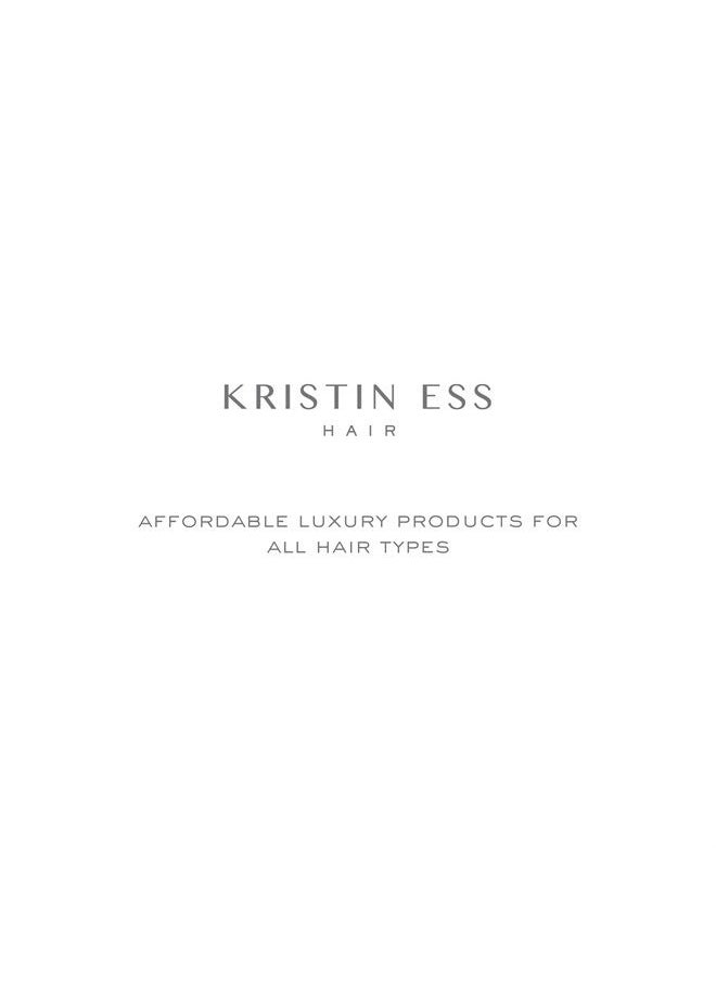 Kristin Ess Hair 1.25 -Inch Ceramic Curling Iron for Beach Waves + Curls for Medium and Long Hair, Soft Heat Technology for Smoothing + Frizz Control, Dual Voltage, Auto Shut-Off 