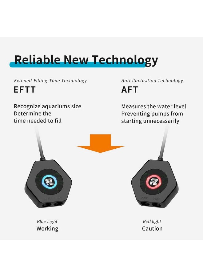 Fzone Auto Top Off for Saltwater Aquarium & Fresh Aquarium |Upgraded Controller| QST Alarm |0.7 inches| Dual Optical Sensor - Image 4