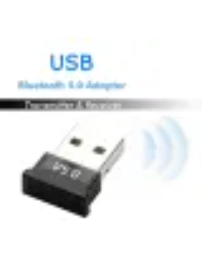 Bluetooth USB Dongle 5 V High-Speed Adapter – Mini Bluetooth Receiver for PC & Laptop | Supports Wireless Headphones, Mouse, Keyboard, Game Controller, Fast Data Transfer – Compatible with Windows  - Image 1