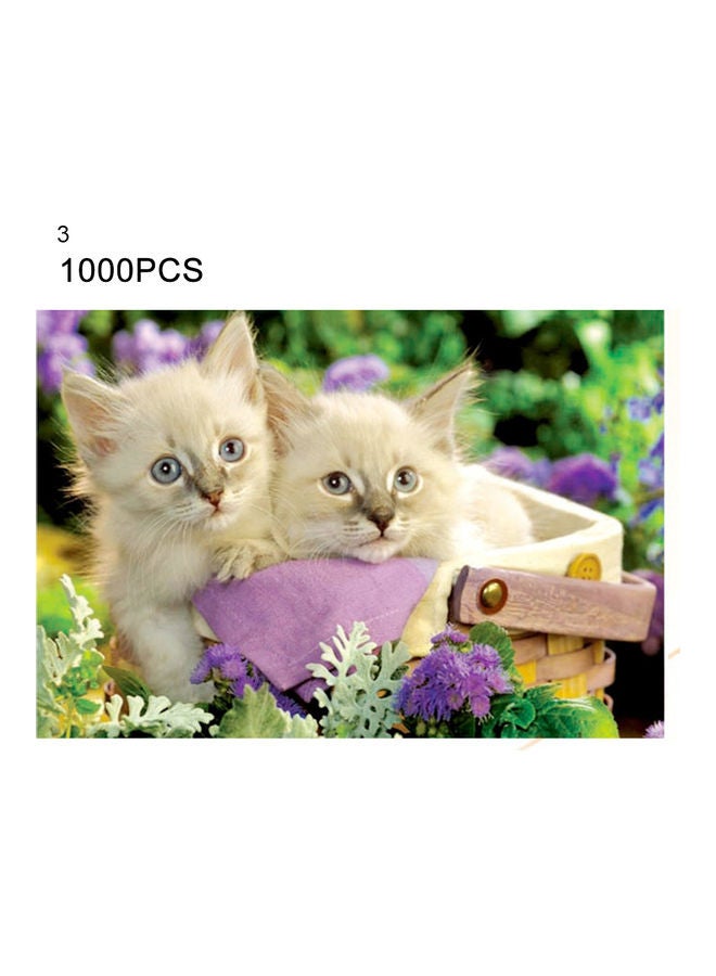 1000-Piece Cats Jigsaw Puzzle Set - Image 1