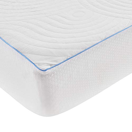 Tempur-Pedic Cool Luxury Mattress Protector, Queen, White - Image 2