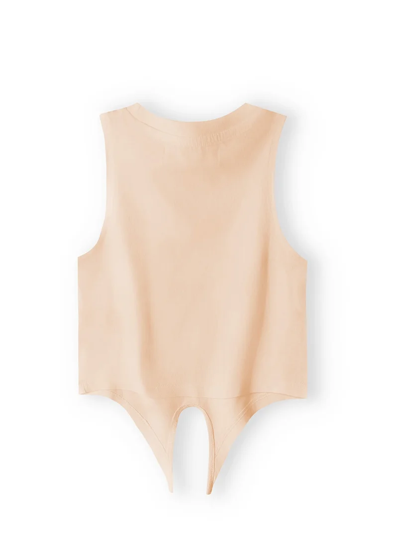 MINOTI Kids Girls Tie Front Vest