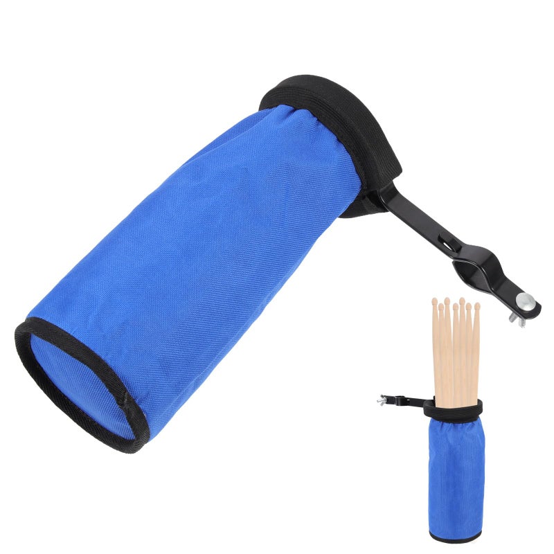 Blue Drumstick Holder Bag Portable Storage Pouch With Handle For Drum Kit Percussion Players - Image 2