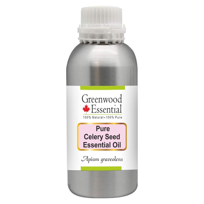 Greenwood Essential Greenwood Essential Celery Seed Essential Oil Apium graveolens Pure NonSticky Nongreasy Lightweight Men Women All Skin Types Steam Distilled 1250ml  - Image 1