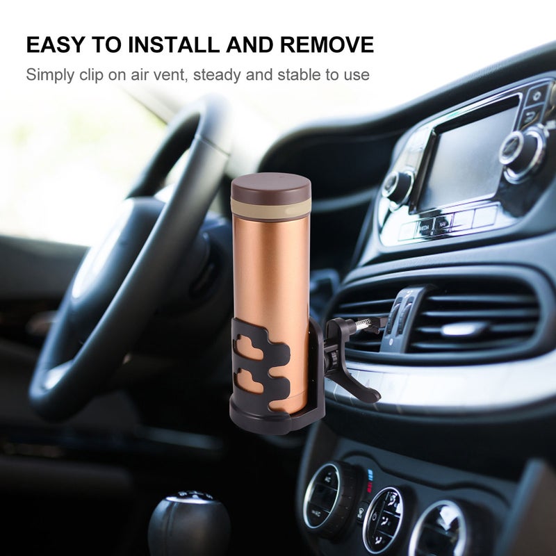 1PC Universal Car Air Vent Drink Rack Water Cup Holder Beverage Storage Shelf - Image 5