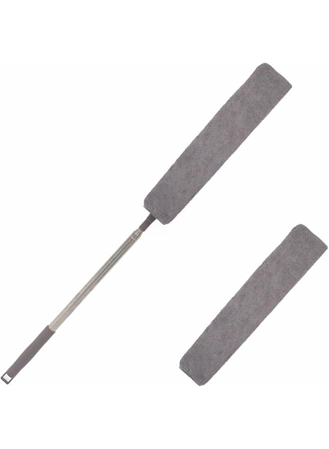 promass Retractable Gap Dust Cleaner, Dusters for Cleaning, Microfiber Hand Duster, Telescopic Dust Brush for Wet and Dry, Cleaning Tools for Home Bedroom Kitchen for Sofa Bed Furniture Bottom - Image 1