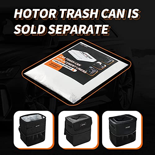HOTOR Car Trash Bags, Liner Refills (50-Pack), (Trash Can is not Included) - Image 2