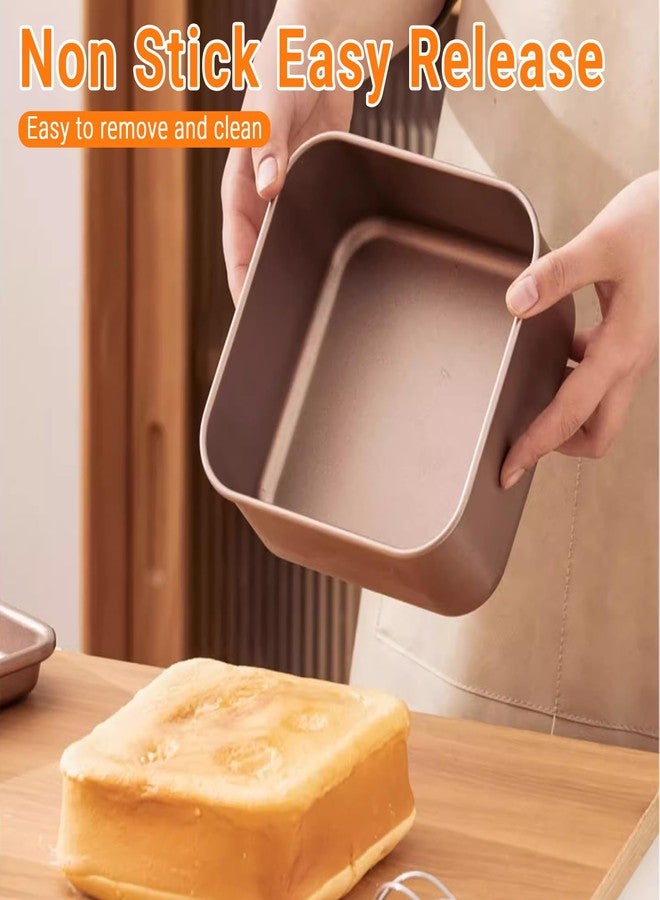 CHEOTIME Square Cake Pan, Non Stick Square Baking Pan Stackable Thickened Carbon Steel Deep Baking Sheet Dishwasher Safe For Cake Bread Brownie Barbecue(Extra Large) - Image 4