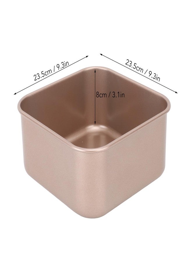 CHEOTIME Square Cake Pan, Non Stick Square Baking Pan Stackable Thickened Carbon Steel Deep Baking Sheet Dishwasher Safe For Cake Bread Brownie Barbecue(Extra Large) - Image 2