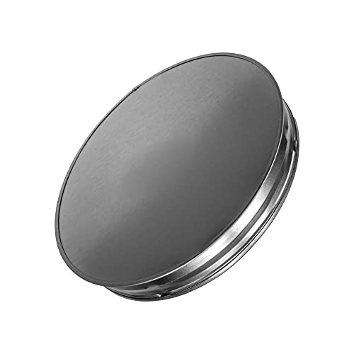 ECOPRO VENT 10" Inch Galvanized Ducting Take-Off End Cap with Protective Metal Mesh Screen - Male Connection. Round Pipe and Ventilation Plug. Easy Push-Fit Installation for Enhanced HVAC Efficiency - Image 1