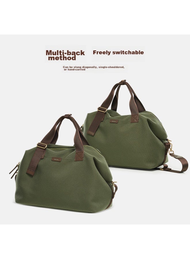 OIWAS Aihua City Travel Bag, Women's Large Capacity Luggage Bag, Handbag, Crossbody Bag, Gym Bag, Business Trip Bag, Moss Green - Image 4