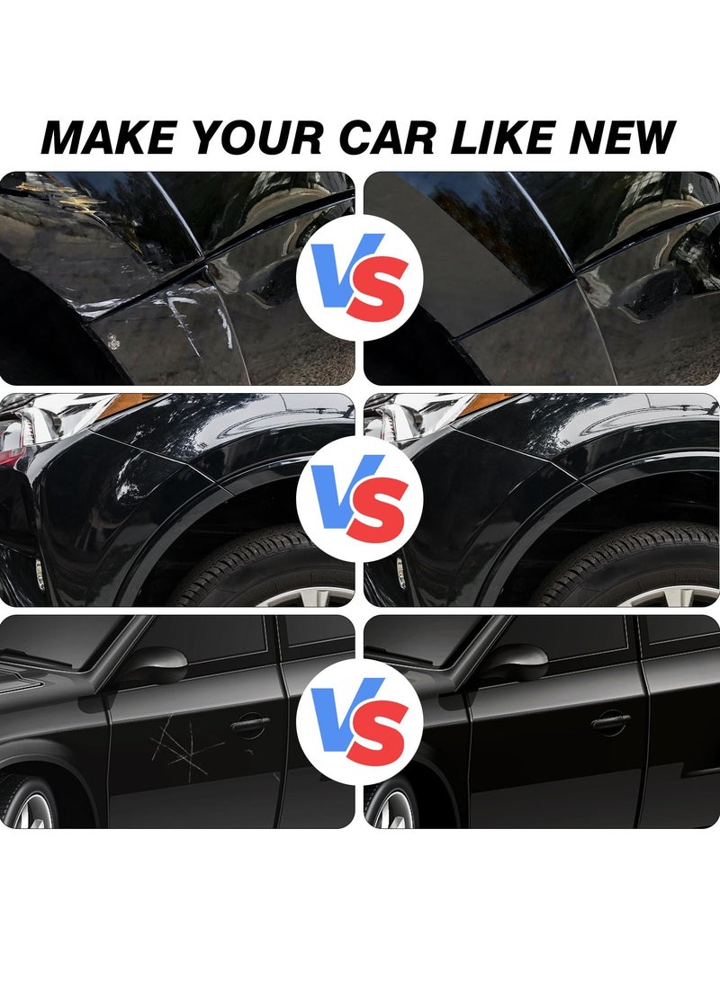 SYOSI Car Scratch Repair Paste Car Scratch Removal for Cars Touch Up Paint for Cars Paint Scratch Repair 2 In 1 Car Paint Pen Car Scratch Remover for Deep and Minor Scratches 4 Pack Black  - Image 4