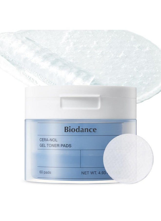 BIODANCE Biodance Cera-nol Gel Toner Pads | Hydrating, Soothing Korean Toner Pads for Sensitive Skin | 4.93 fl.oz.(140g), 60Pads  - Image 1