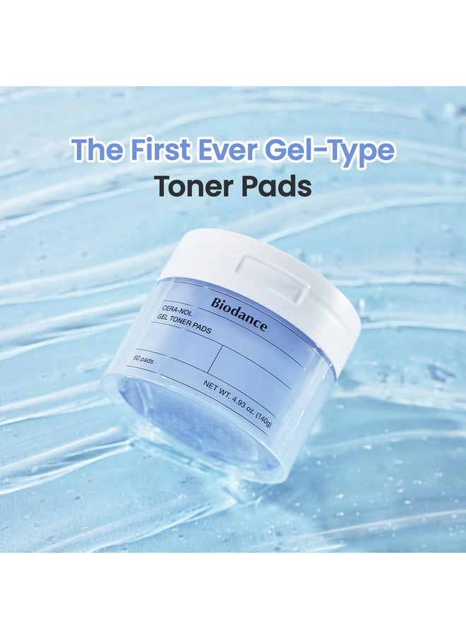 BIODANCE Biodance Cera-nol Gel Toner Pads | Hydrating, Soothing Korean Toner Pads for Sensitive Skin | 4.93 fl.oz.(140g), 60Pads  - Image 2