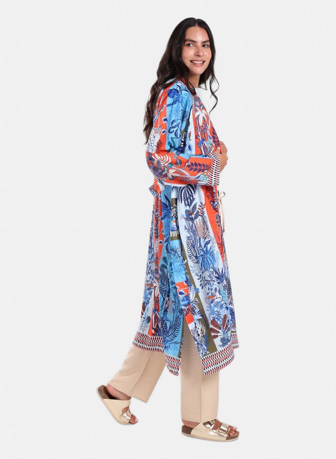 Carina Colorful Printed Cardigan  - Image 2