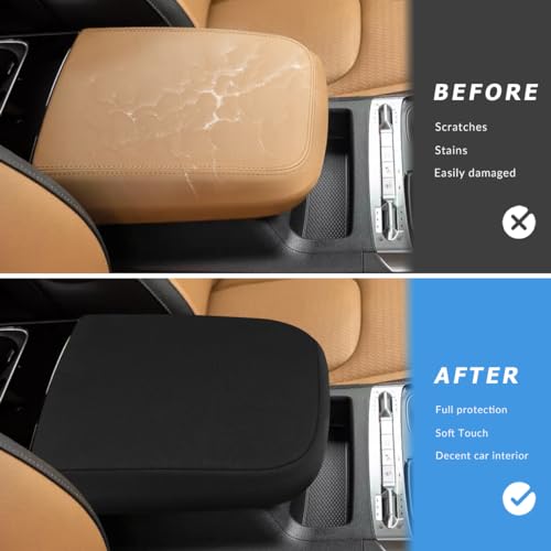 INTGET for 2022-2025 2026 Kia Carnival Center Console Cover Neopren Middle Console Cover Armrest Cover Console Lid Protector for Kia Carnival LX EX SX SX Prestige Accessories 2022 2023 2024 2025 2026 - Image 2