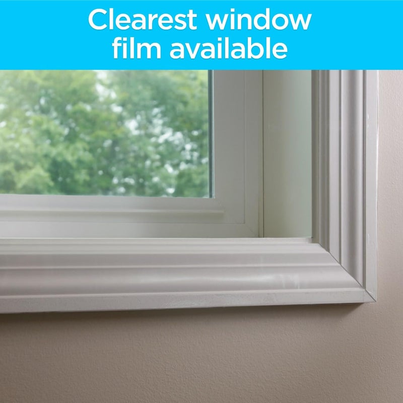3M Indoor Window Insulation, Insulator Kit for 2 Windows 3ft x 5ft, Keeps Cold Air Out and Warm Air In, Includes Heat Shrink Window Film and Scotch Window Film Mounting Tape (2120W-6) - Image 4