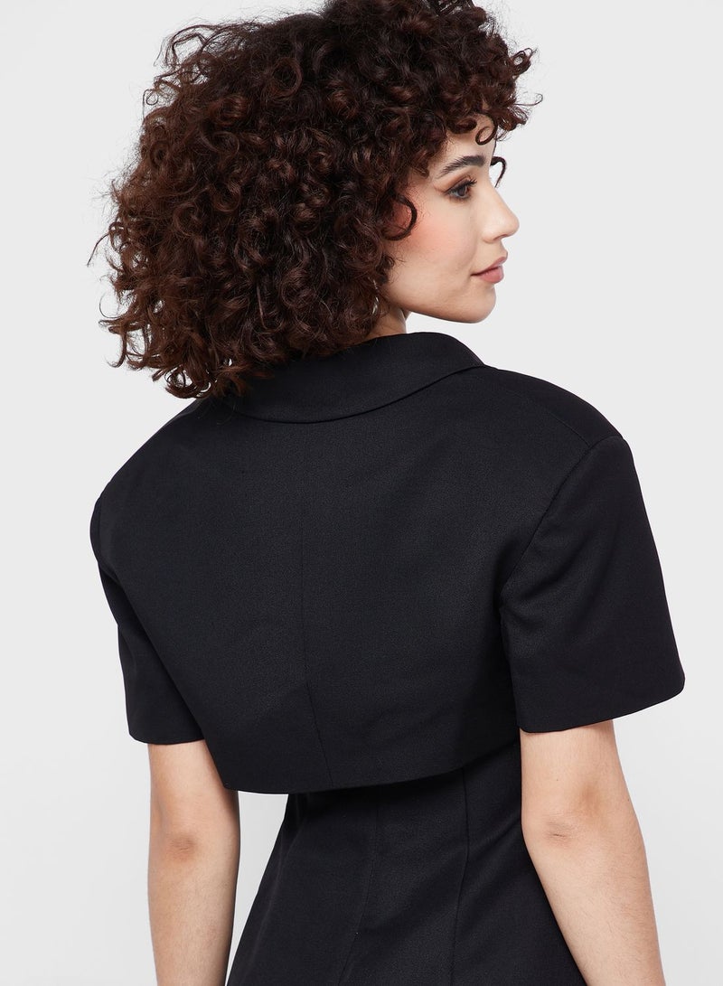 TOPSHOP Cut Out Detail Knitted Dress  - Image 2