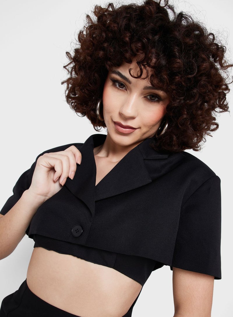 TOPSHOP Cut Out Detail Knitted Dress  - Image 1