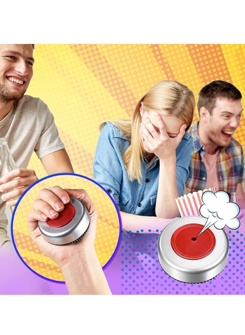 M MIAOYAN - Fart machine, remote control noise generator funny prank sound machine, infrared controlled fart toy, prank toy, funny toy, funny toy, funny vent eye-catching novelty toy, prank game props suitable for parties, performances (round) - Image 1
