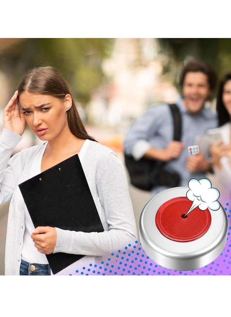 M MIAOYAN - Fart machine, remote control noise generator funny prank sound machine, infrared controlled fart toy, prank toy, funny toy, funny toy, funny vent eye-catching novelty toy, prank game props suitable for parties, performances (round) - Image 1