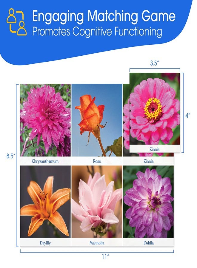 Keeping Busy Match Photo 1 Dementia Activities for Seniors | Alzheimer Products for Elderly Patients | Fun Memory Game Toy & Cognitive Brain Puzzle for Senior Citizens w/Memory Loss or Alzheimers - Image 2