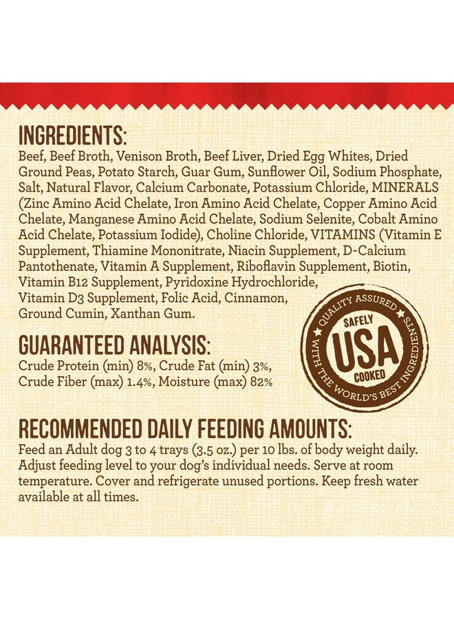 ميريك طعام كلاب طبيعي رطب ممتاز خالٍ من الحبوب من Lil' Plates للكلاب الصغيرة، وصفة شرائح لحم تكساس الطرية - (عبوة من 12 عبوة) 3.5 أونصة - Image 5