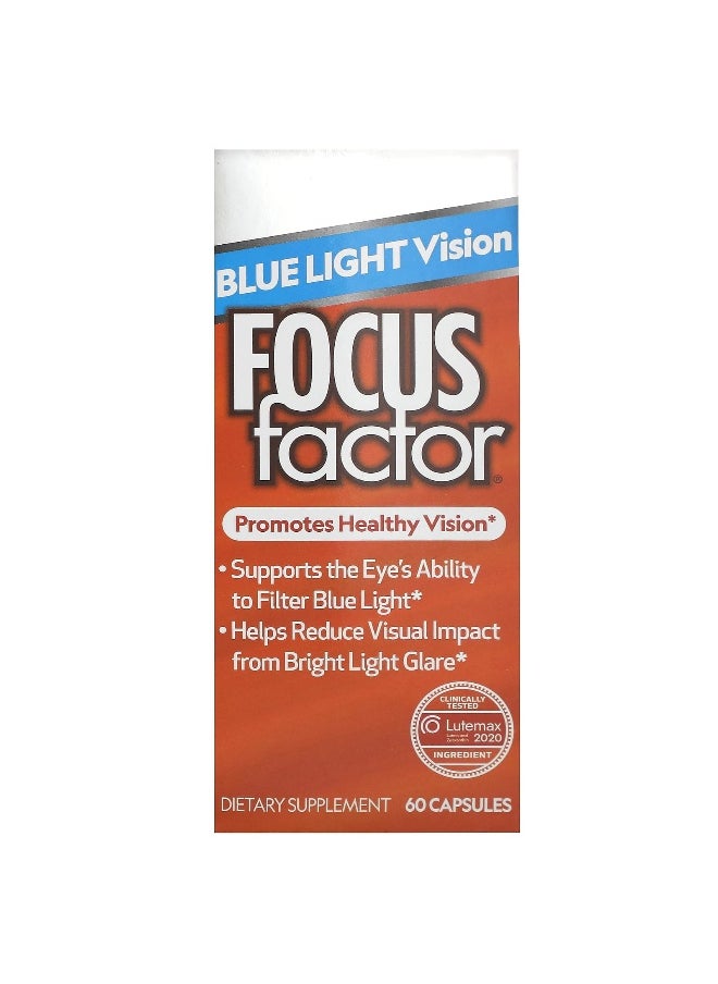 Focus Factor Focus Factor, Blue Light Vision, 60 Capsules  - Image 1