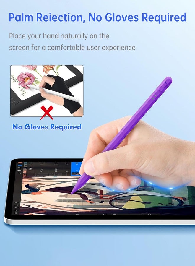 Uogic Stylus Pen for iPad, with Magnetic Palm Rejection, 14-Minute Fast Charging, for iPad 6/7/8/9/10, mini 5/6, Air 3/4/5/M2, Pro 11"/12.9"/M4 - Image 5