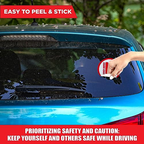 Goelite Reflective L Sticker for Learning Driver, Waterproof Board Sticker for Car, Easily Removable Material (15cm x 15 cm, 2pcs) (Style 3) - Image 4