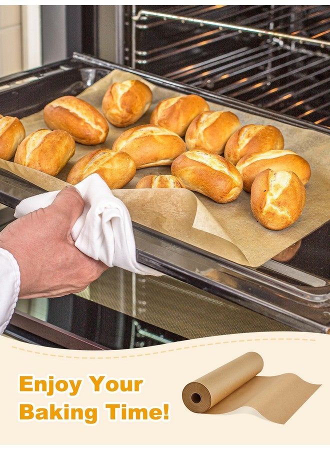 SMARTAKE Parchment Paper Roll For Baking, 13 In X 278 Ft, 300 Sq.Ft, Non-Stick Baking Paper Sheets With Slide Cutter, Heavy Duty Extra Long, For Kitchen Baking Cooking Grilling Steaming, Unbleached - Image 3