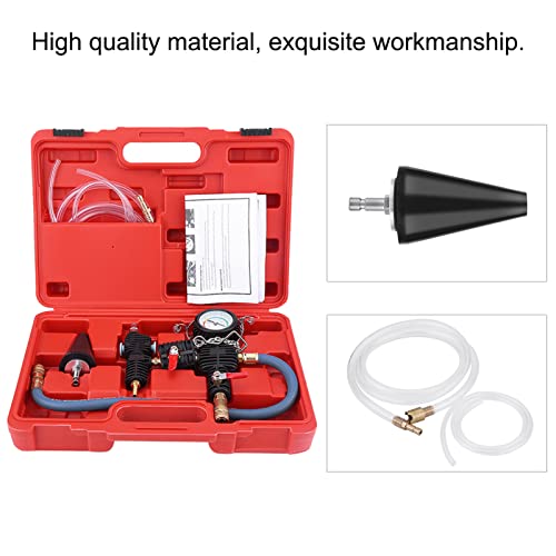HURRISE Vacuum Purge Coolant Refill Kit for Car SUV Van Cooler with Universal Adaptor, Pressure Gauge Fast Refill, No Air Bubbles Hard toReach Connections - Image 4