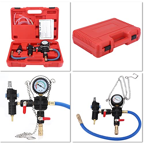 HURRISE Vacuum Purge Coolant Refill Kit for Car SUV Van Cooler with Universal Adaptor, Pressure Gauge Fast Refill, No Air Bubbles Hard toReach Connections - Image 3