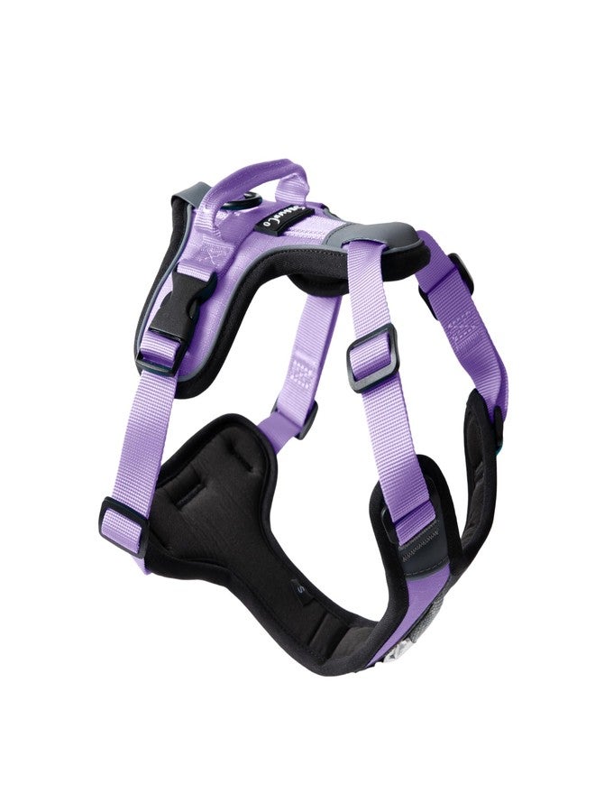 ShawnCo Basecamp Dog Harness, No-Pull Pet Vest with 3 Leash Clips, Padded, Reflective, Lightweight and Adjustable Harness with Handle for Small, Medium and Large Dogs (ICY Lilac, M) - Image 1