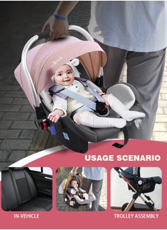 Baby Car Seat With Full Body Support Cushion Baby Carrier Cot with Adjustable Canopy - pzsku/Z8B691D74D9FE28848401Z/45/_/1739438531/5f1cd1e7-4790-4141-8d9d-a98ac323b818