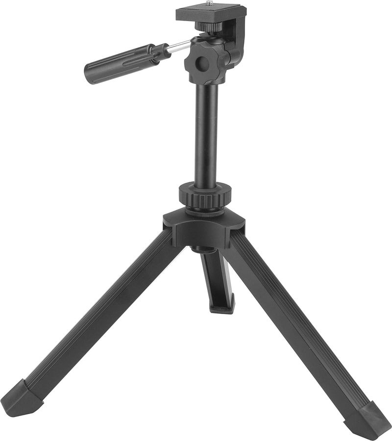 BARSKA AF13270 Heavy Duty Table Top Tripod for Cameras Binoculars Spotting Scopes and More Black One Size Adjustable Height MinMax 1025  14 - Image 1