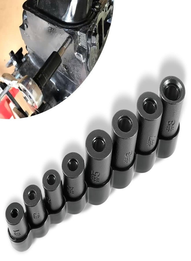Camoo طقم مفاتيح ربط الصنبور Camoo 70500، 8 قطع، للاستخدام مع محرك بقطر 1/4 بوصة و3/8 بوصة، يناسب جميع صنابير MCTI حتى صنابير NPT بقطر 1/2 بوصة و1/8 بوصة - Image 1